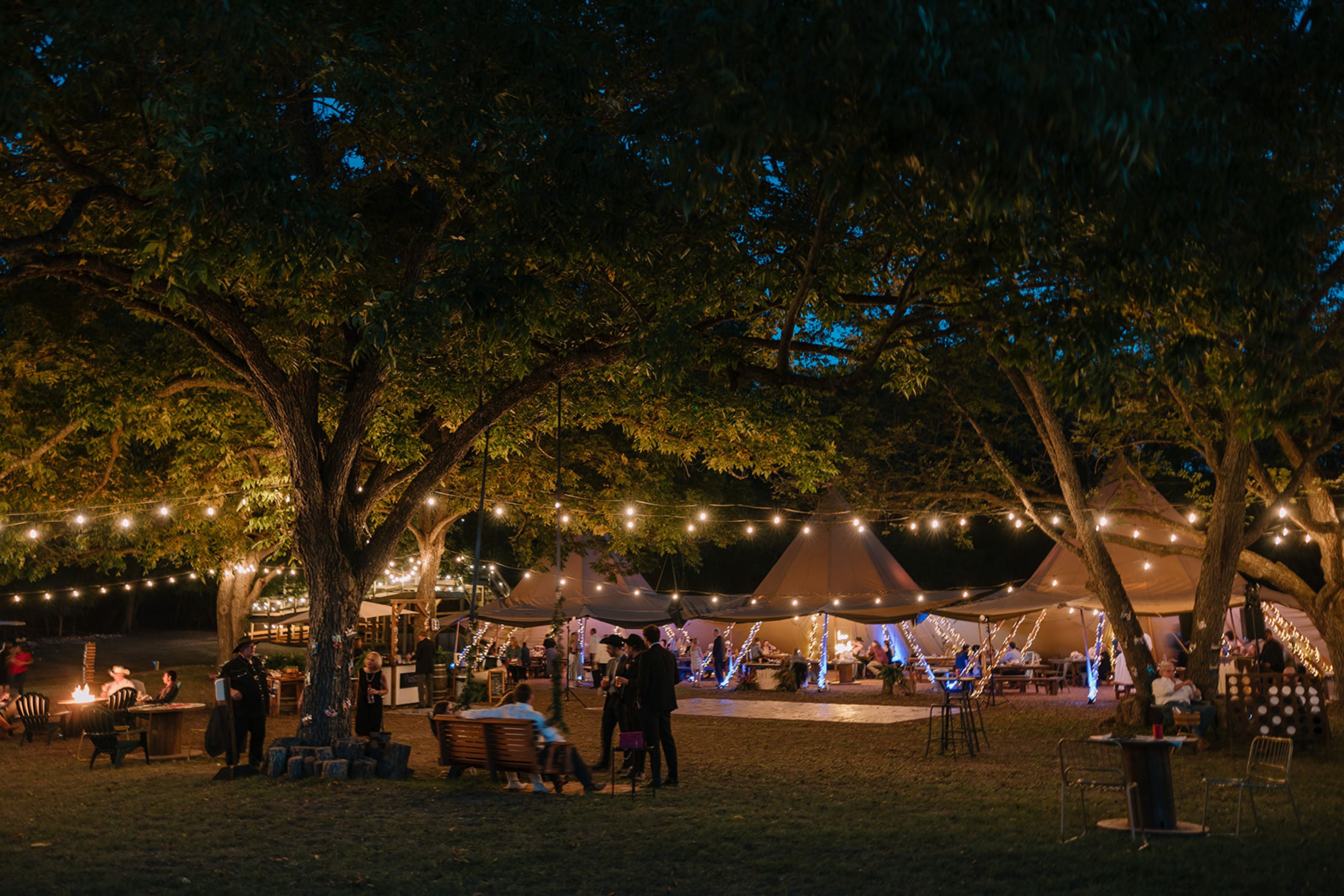 Festival Grounds, an event space at Elm Pass Woods Festivals