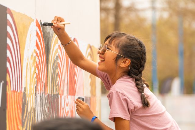 Featured photo from Houston Space Center Paint by Number Mural
