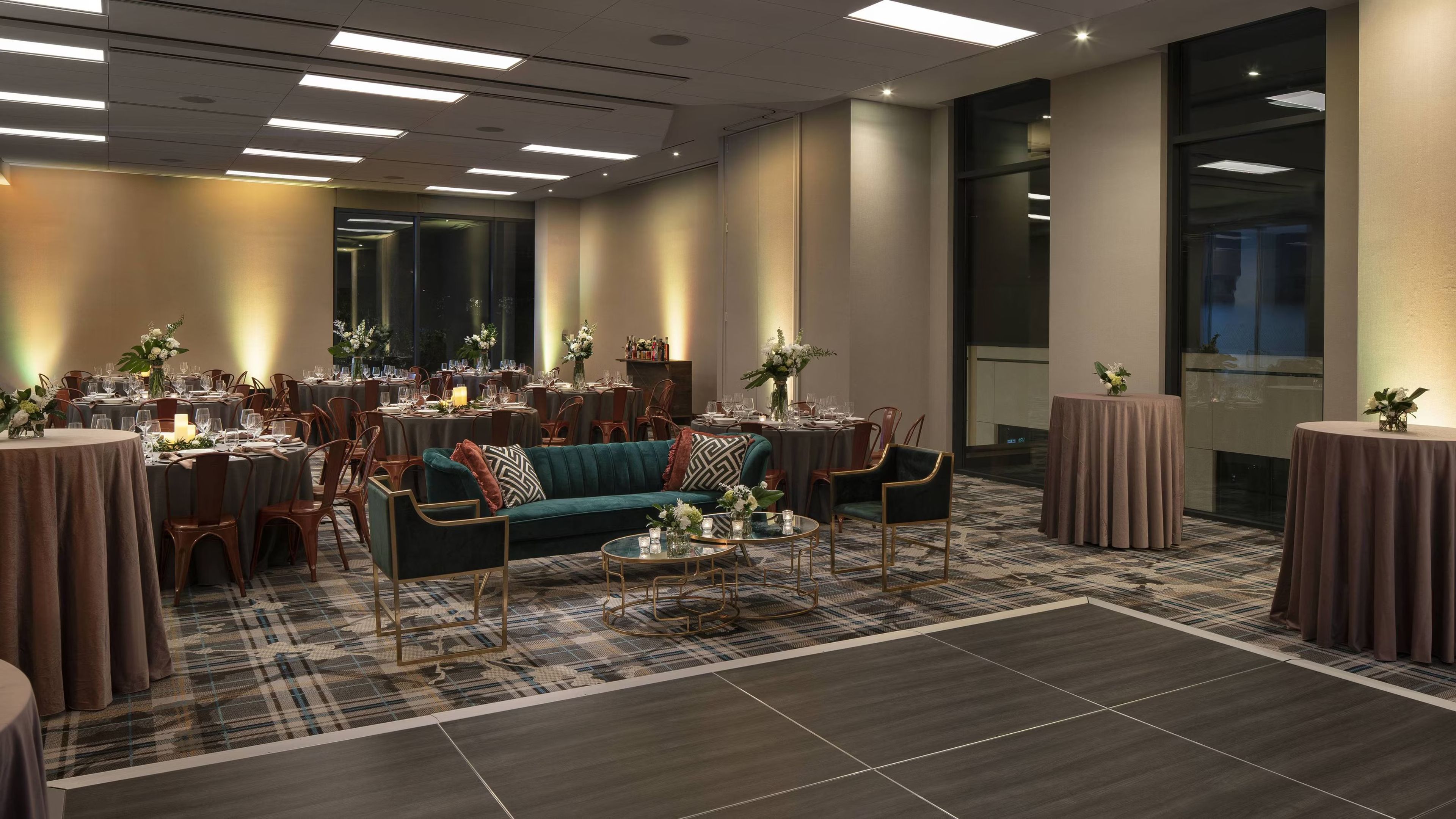 Prada Ballroom, an event space at The Jacquard Hotel and Rooftop