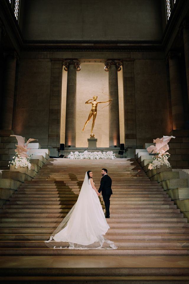 Featured photo from Witness This Sophisticated Philadelphia Wedding with Historic Museum Interiors and a Stunning Grand Staircase