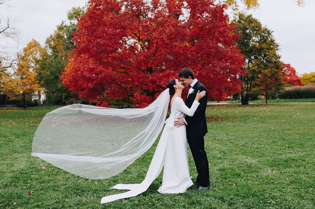 Featured photo from Explore the Rich Colors of This Fall Wedding with Timeless Elegance at Michigan Shores Club