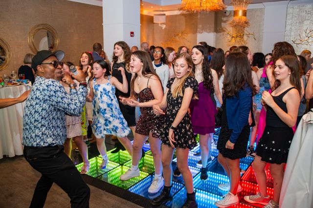 Featured photo from Experience the Joy of This Bat Mitzvah Party with a Multicolored Dance Floor at Avli on the Park