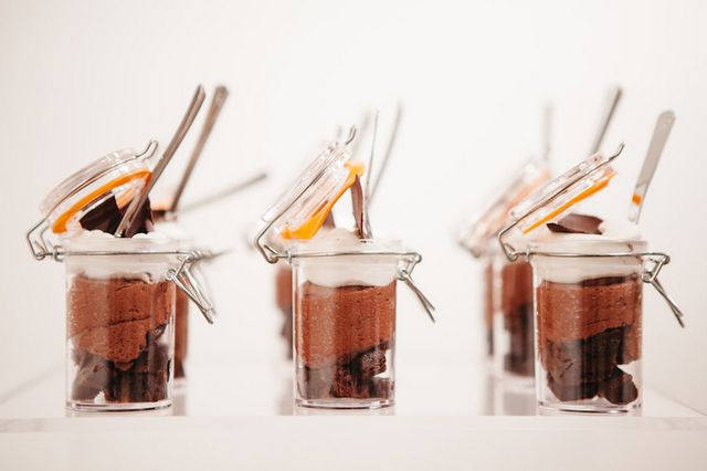Featured photo from Savor This Chic Chicago Wedding Featuring Handheld Desserts, Salad Cups & Custom-Branded Bites by Foodstuffs