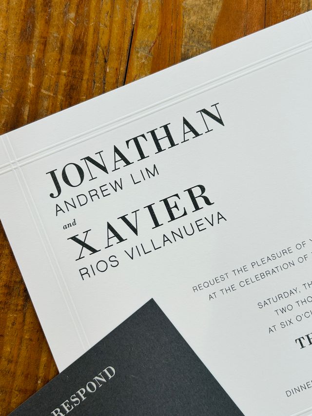 Featured photo from Step Into This Contemporary Black and White Wedding at The Astorian