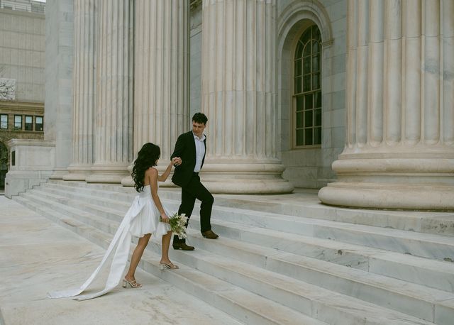 Featured photo from Check Out This Elegant Elopement with White Lilies and Stunning Architecture