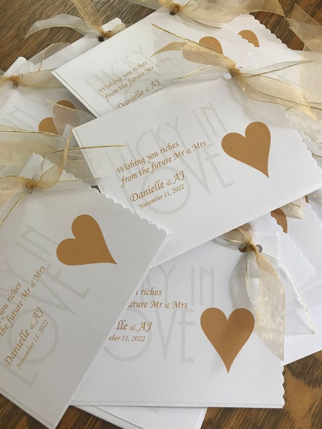 Featured photo from wedding lottery ticket favor