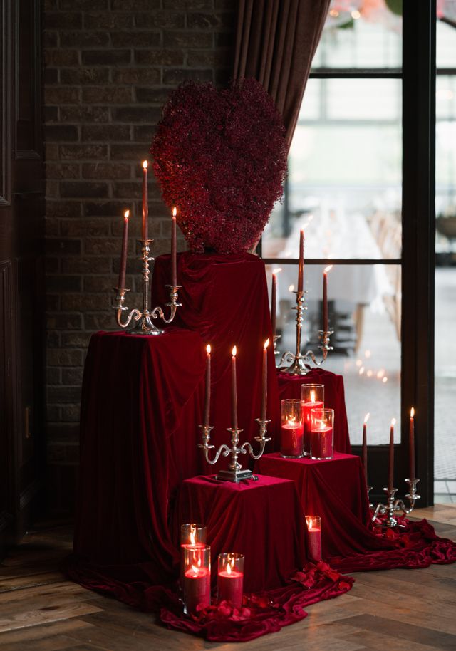 Featured photo from A Candlelit Monochromatic Red Private Proposal at Annabelle Brasserie