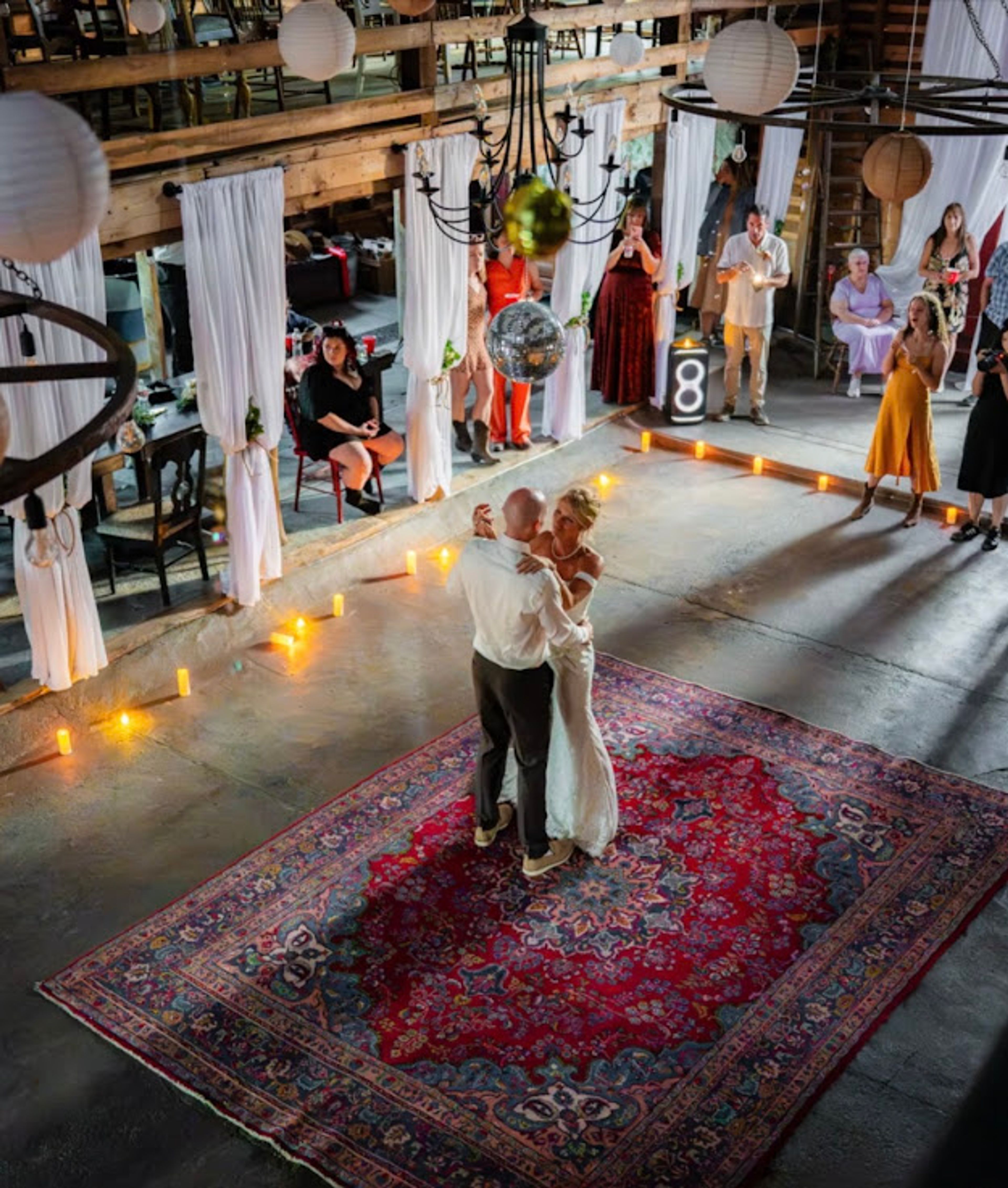 inside barn, an event space at Barn on the Rocks