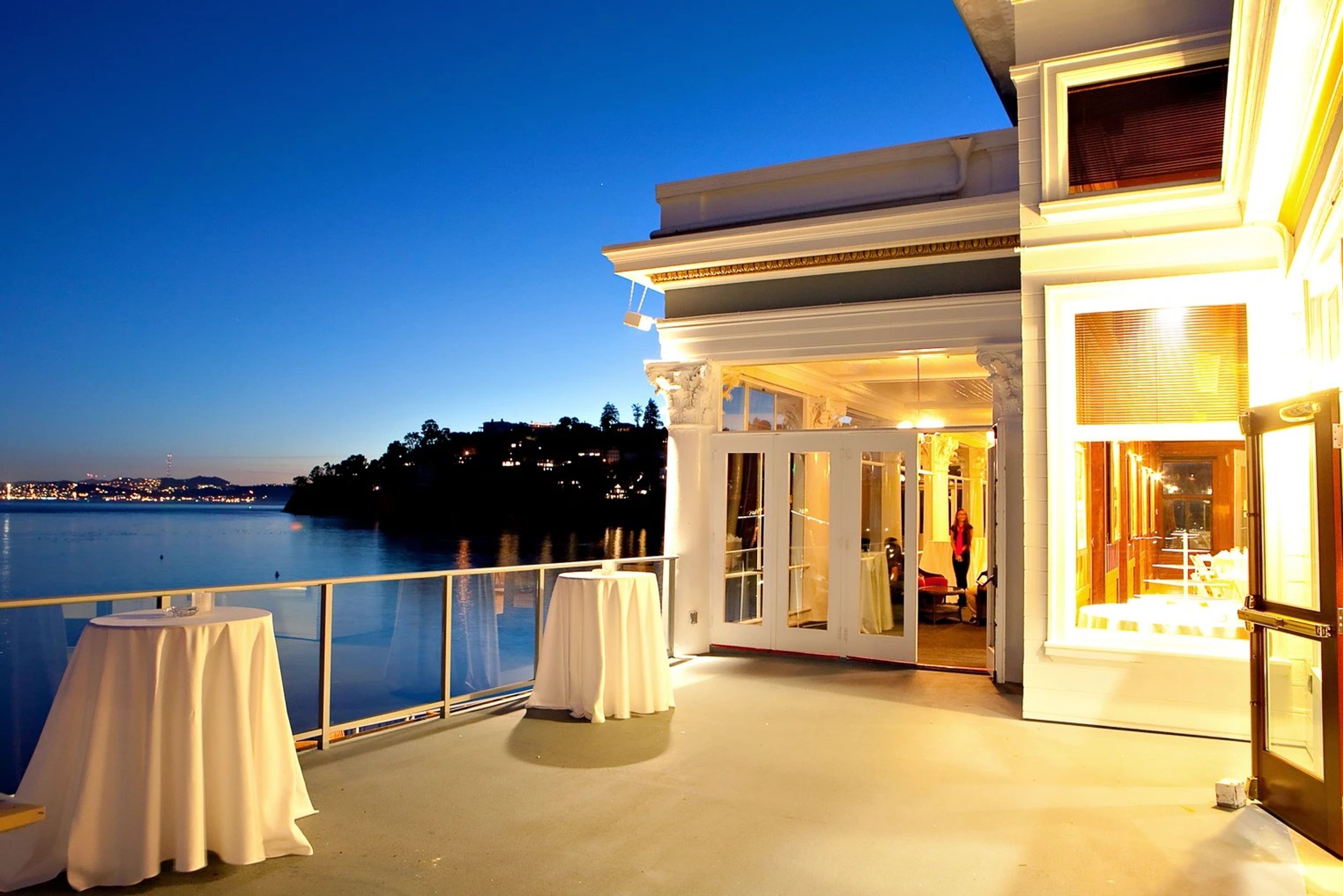 The Outside Deck, an event space at Corinthian Yacht Club