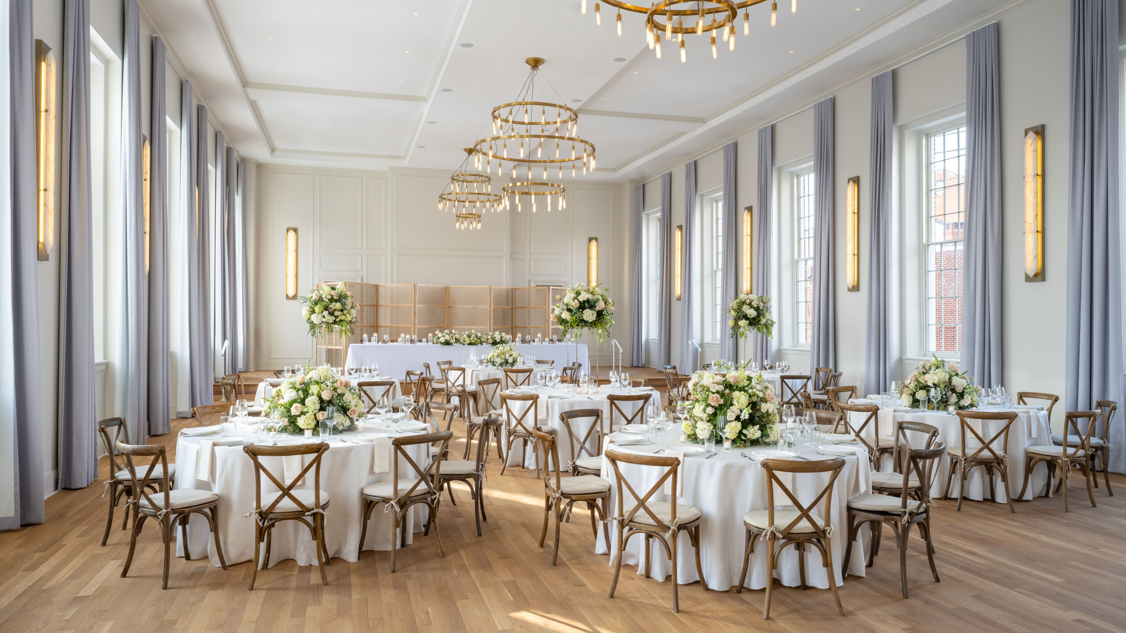 The Academy Ballroom, an event space at Visitation Hotel Frederick