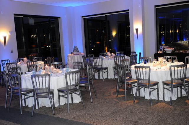 Featured photo from Step Into This Sleek National Harbor Wedding with Sunset Portraits and Blue Uplighting
