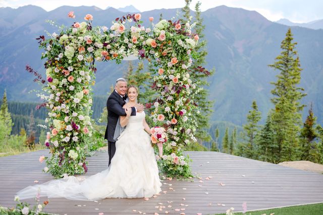 Featured photo from A Colorful Wedding Celebration in Aspen with Artful Blooms and Scenic Views