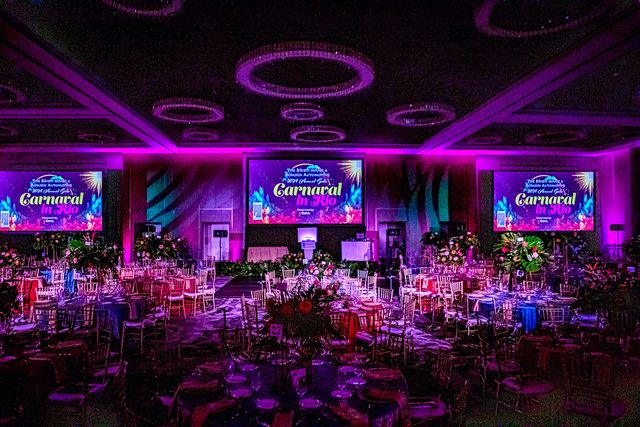 Featured photo from Inside This Energetic Gala with Bold Decor and Tropical Florals at Loews Coral Gables Hotel