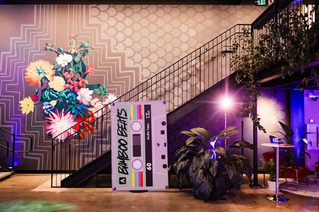 Featured photo from This High-Energy 20th Anniversary at Stone Way Auto Brought the House Down with Beats and Neon Glow