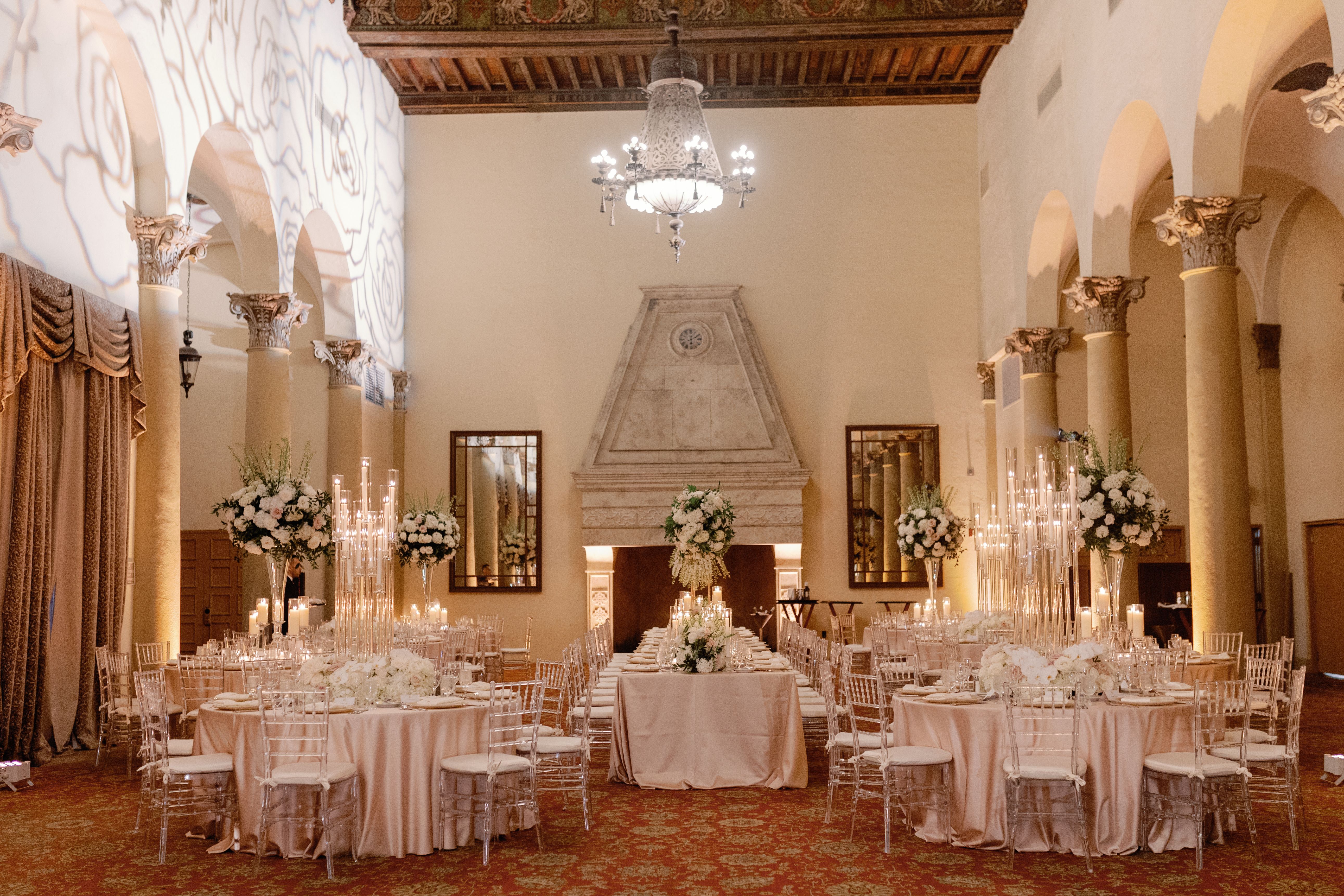 A Romantic Wedding at the Biltmore Hotel Miami Featuring Indoor Elegance  and Outdoor Charm | Busy Bee's Events | PartySlate, image size:5165x3443