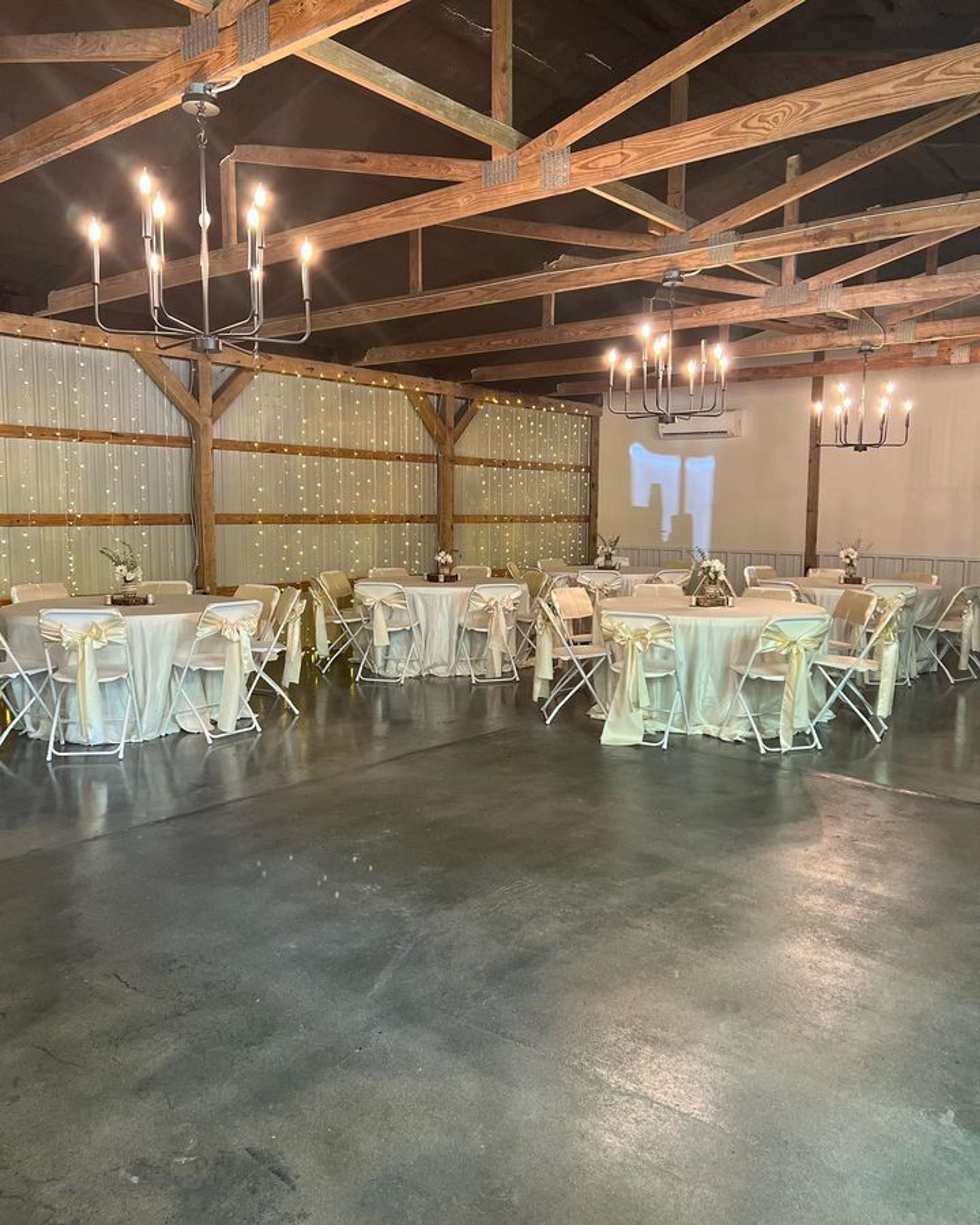 Indoor Barn Event Venue with Bar & AC, an event space at Turquoise Acres Ranch