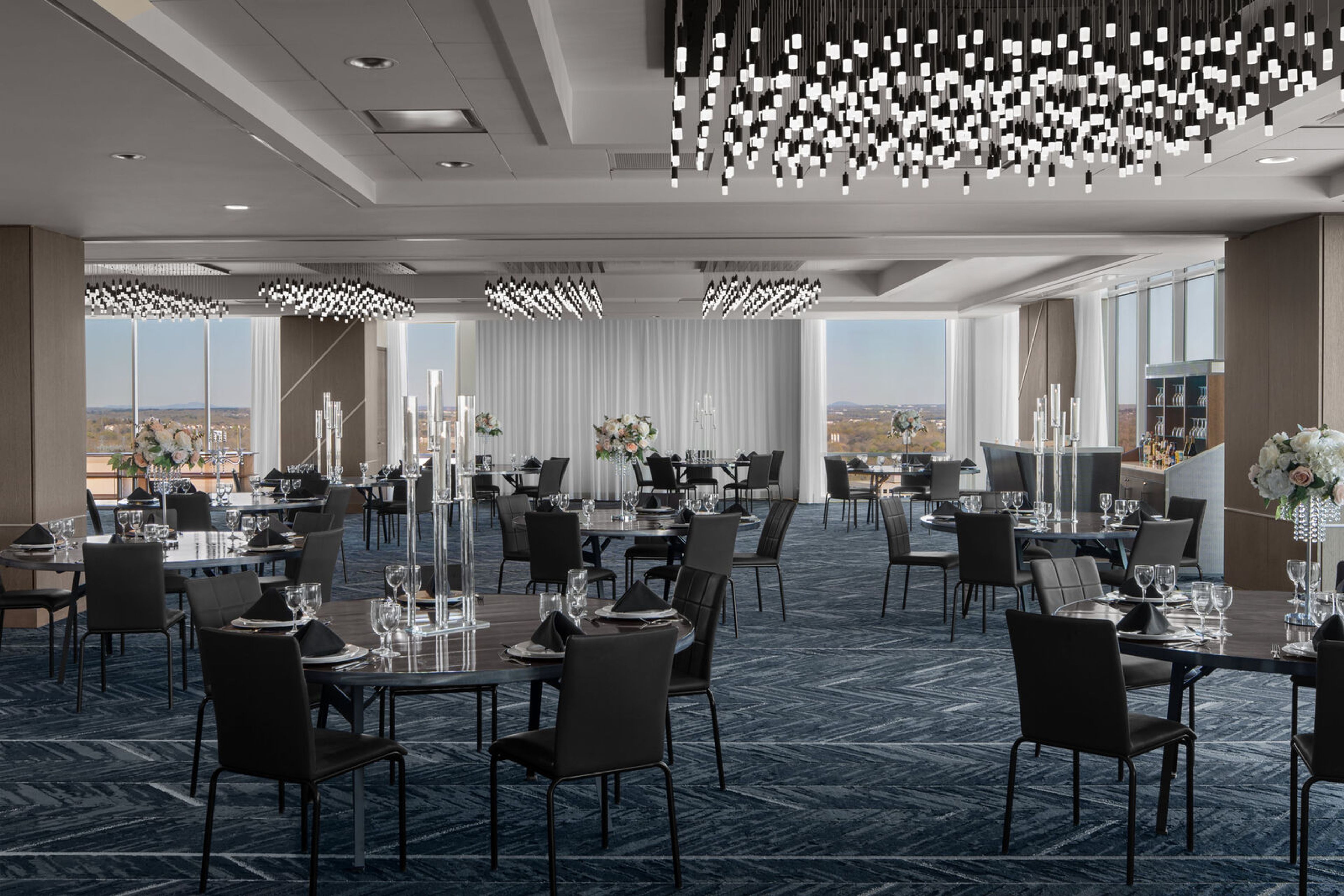 Panorama Ballroom, an event space at AC Charlotte Ballantyne