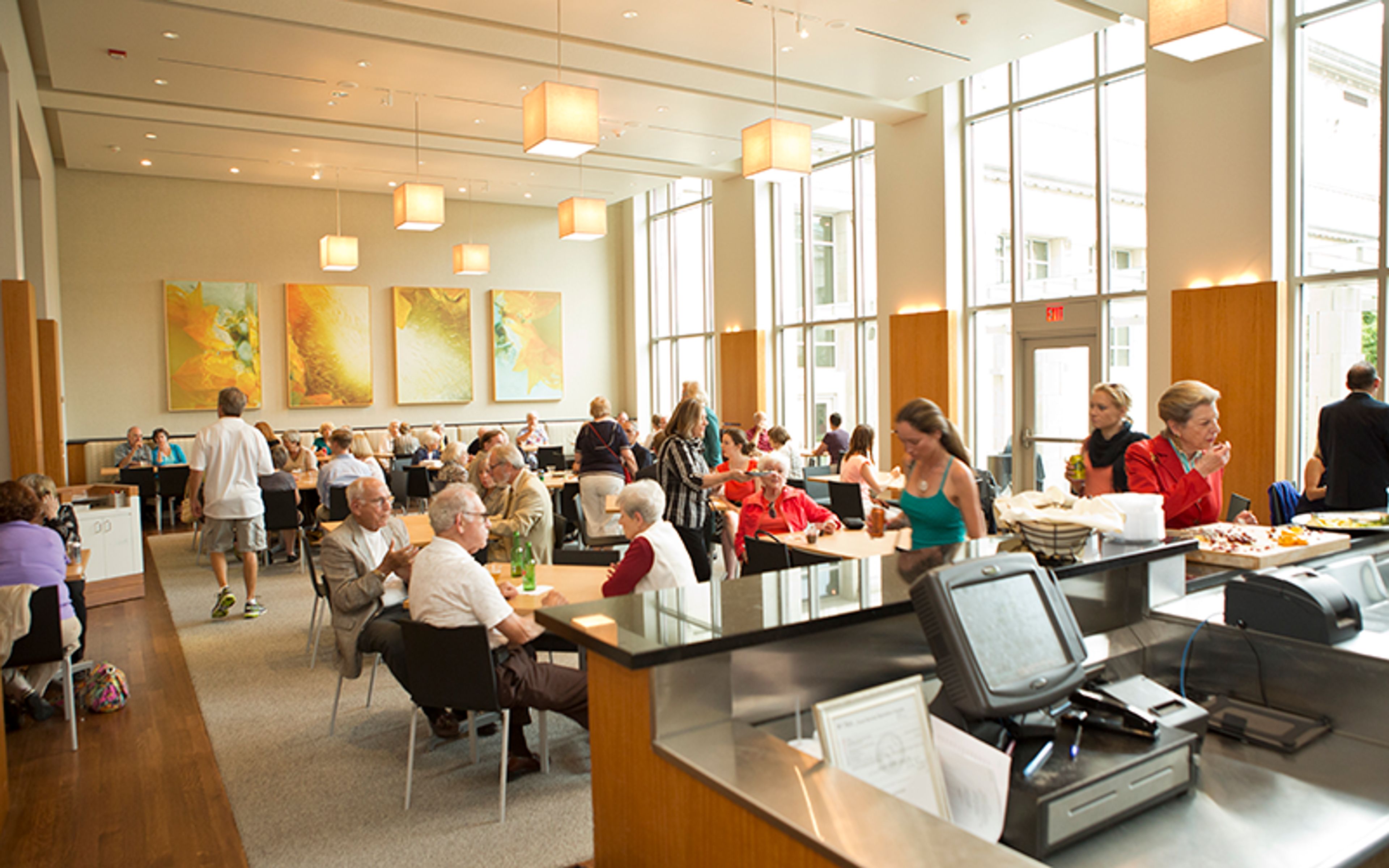 Terrace Cafe, an event space at Cincinnati Art Museum