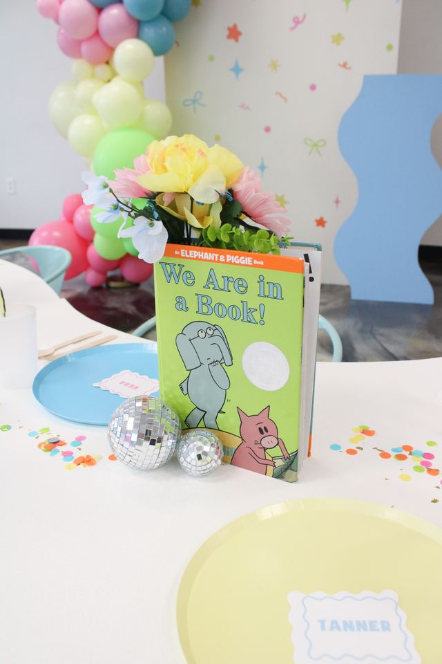 Featured photo from Mo Willems Inspired Gerald & Piggie Party