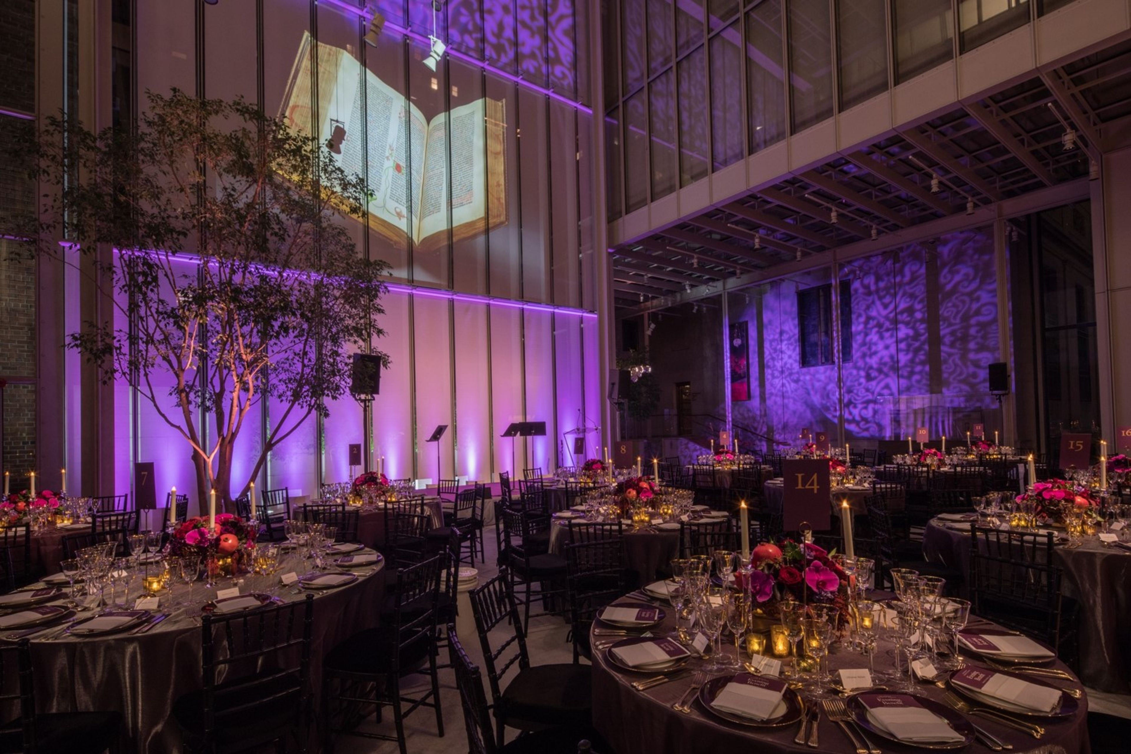 The Gilbert Court, an event space at The Morgan Library & Museum