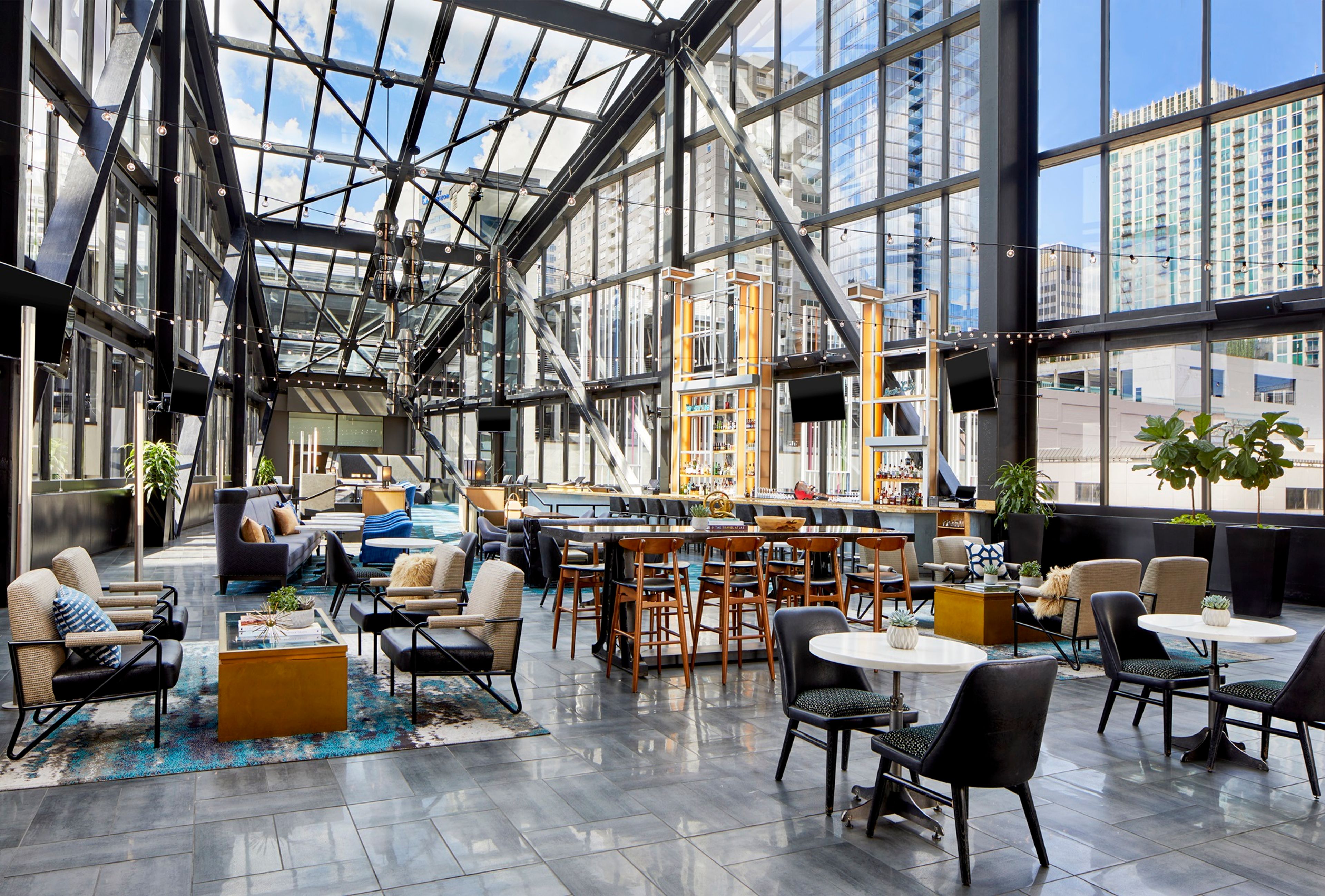 Bridge Bar, an event space at Renaissance Nashville Hotel