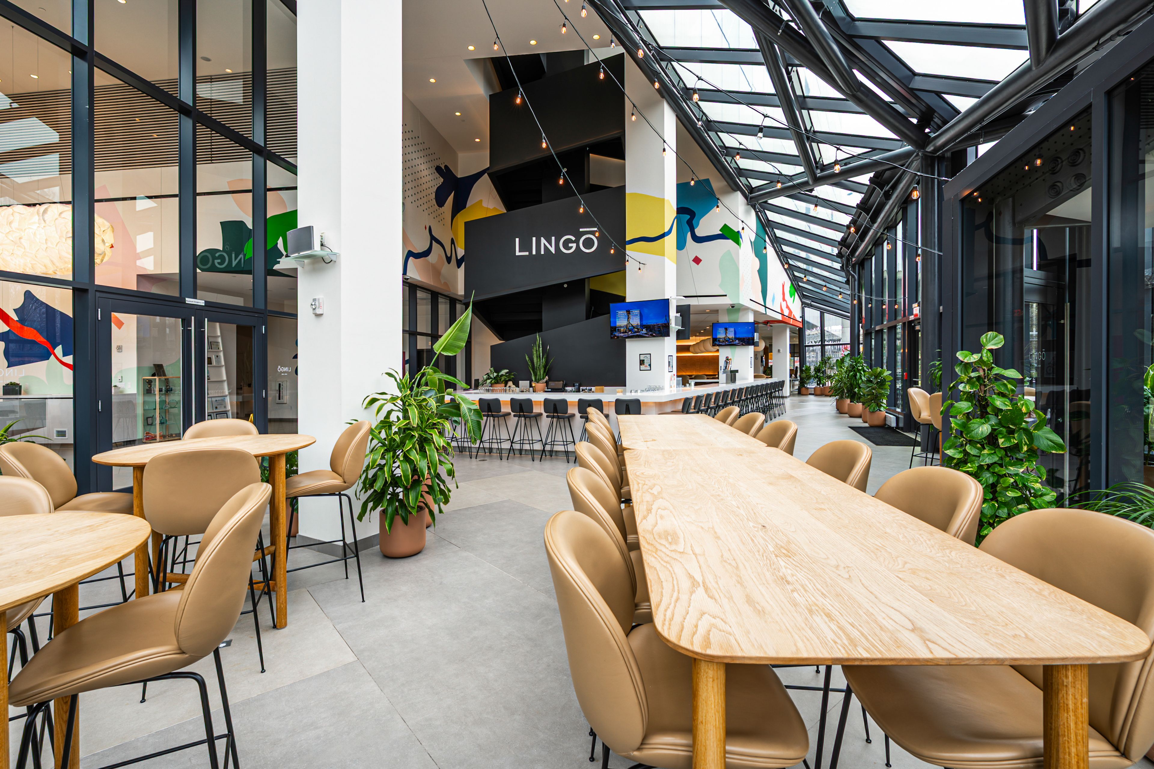 Lingo Bar & Cafe Spaces, an event space at EF Education First