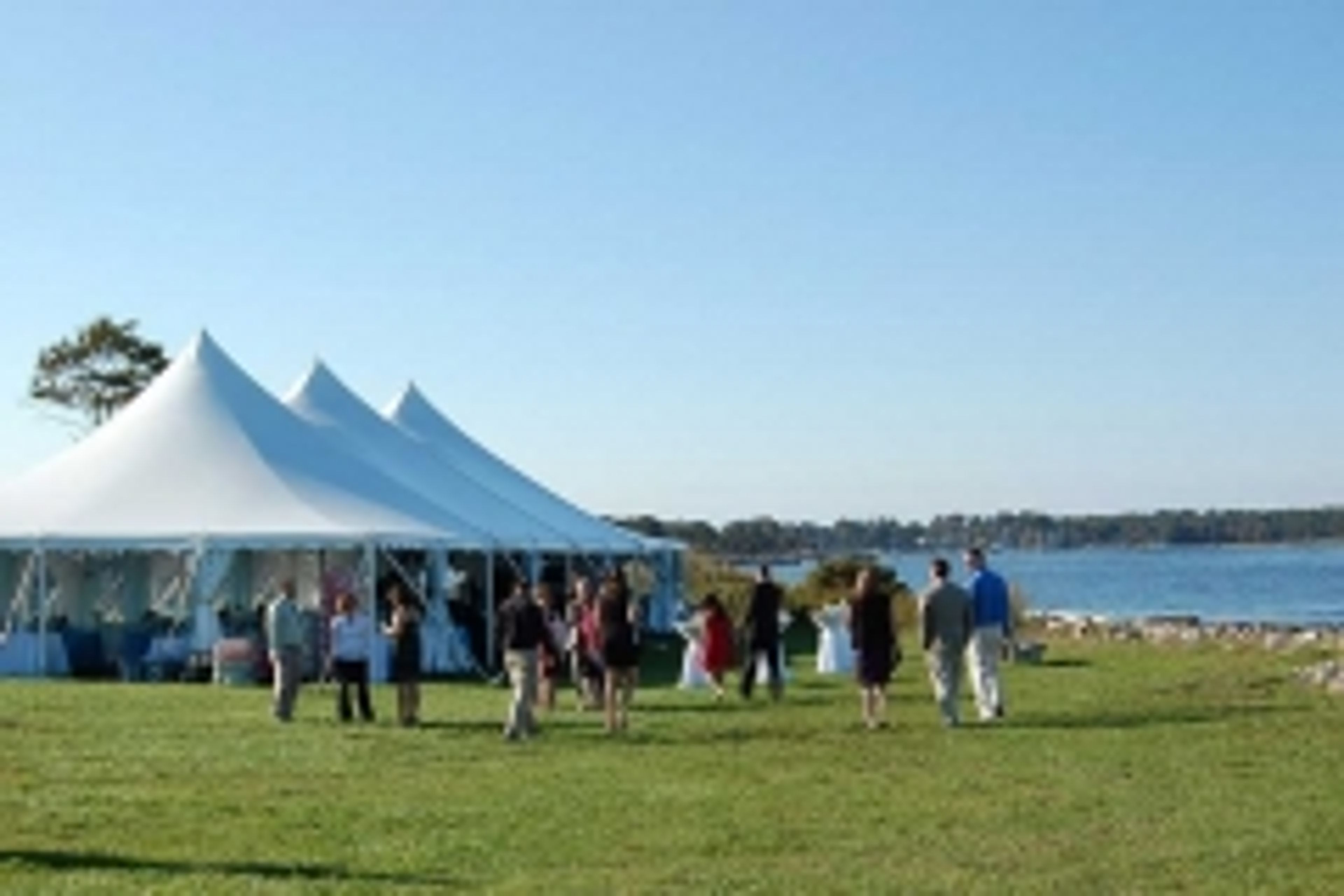 Tent, an event space at Seacoast Science Center