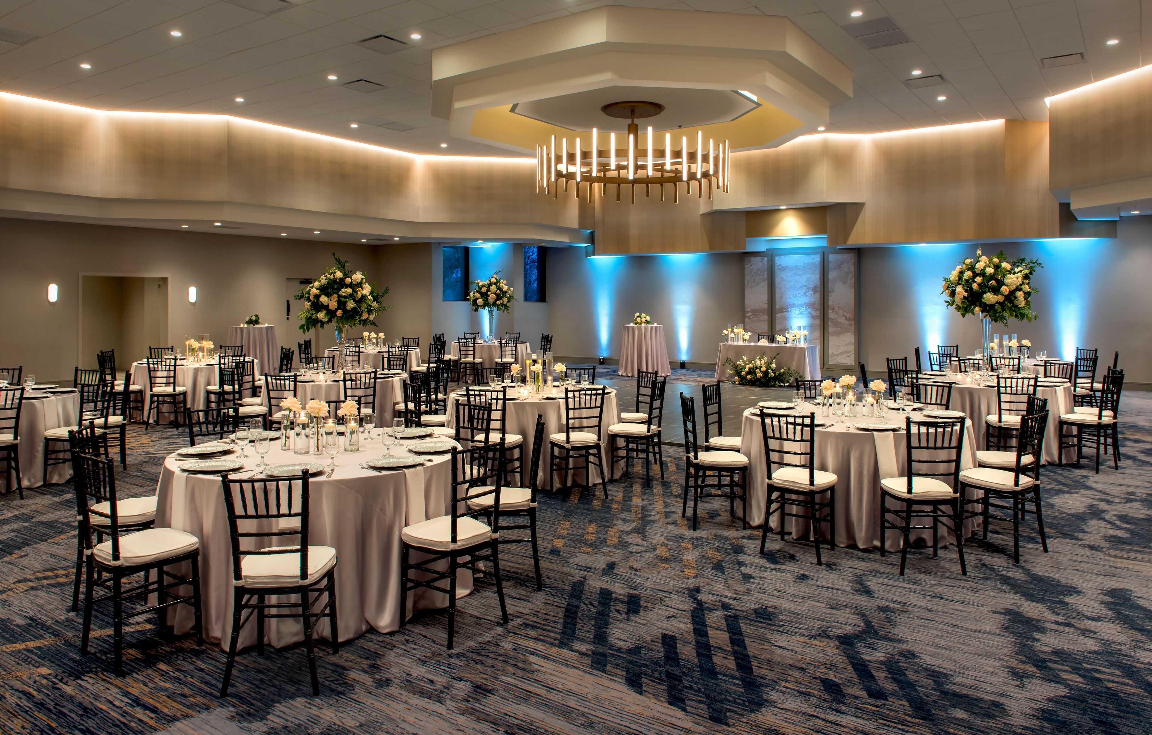 Centennial Ballroom, an event space at Boston Marriott Peabody