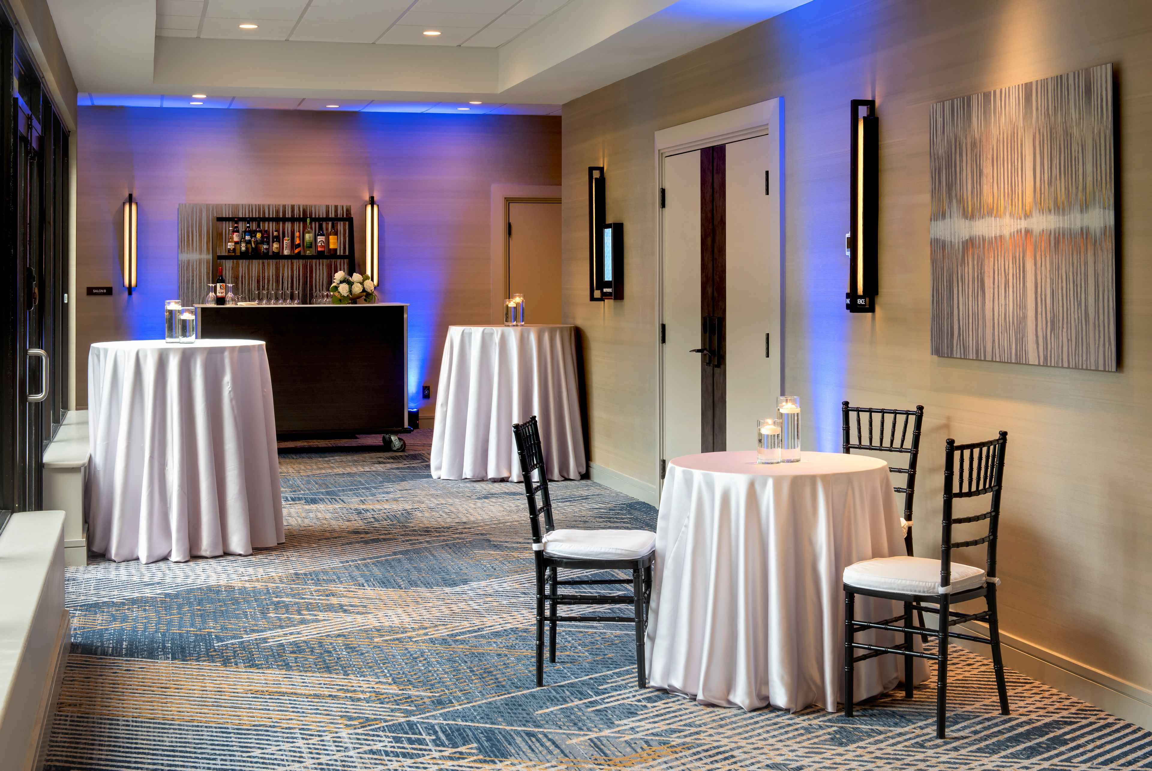 Foyer, an event space at Boston Marriott Peabody