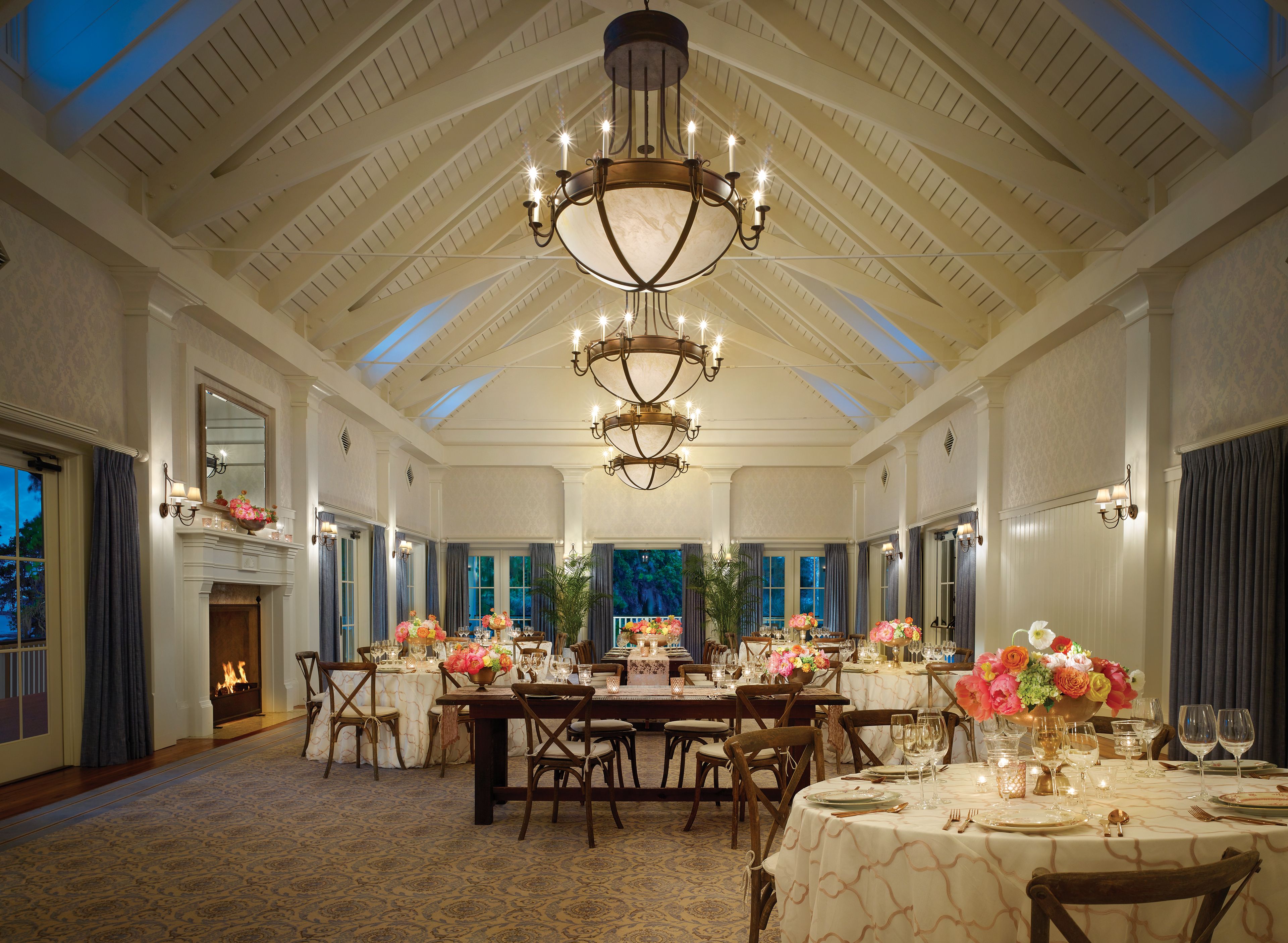 Oak Ballroom & Veranda, an event space at Montage Palmetto Bluff