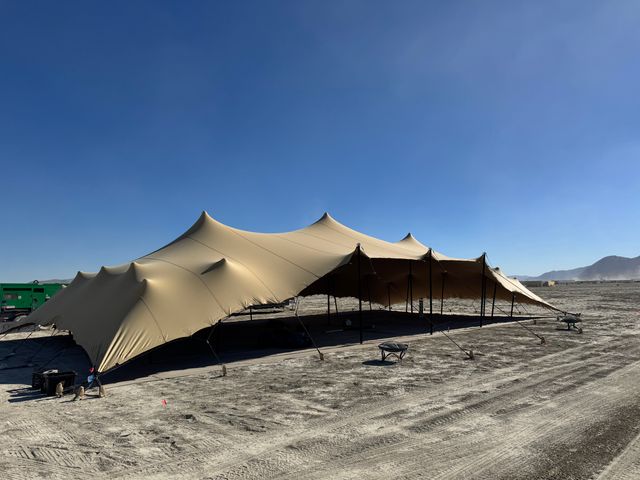Featured photo from Experience this Burning Man 2025 Celebration Where Towering Desert Tents Became Havens of Freedom and Connection