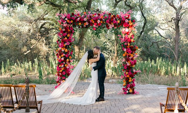 Featured photo from Witness This Romantic Wedding with Vibrant Spring Flowers and Bold Garden-Inspired Details