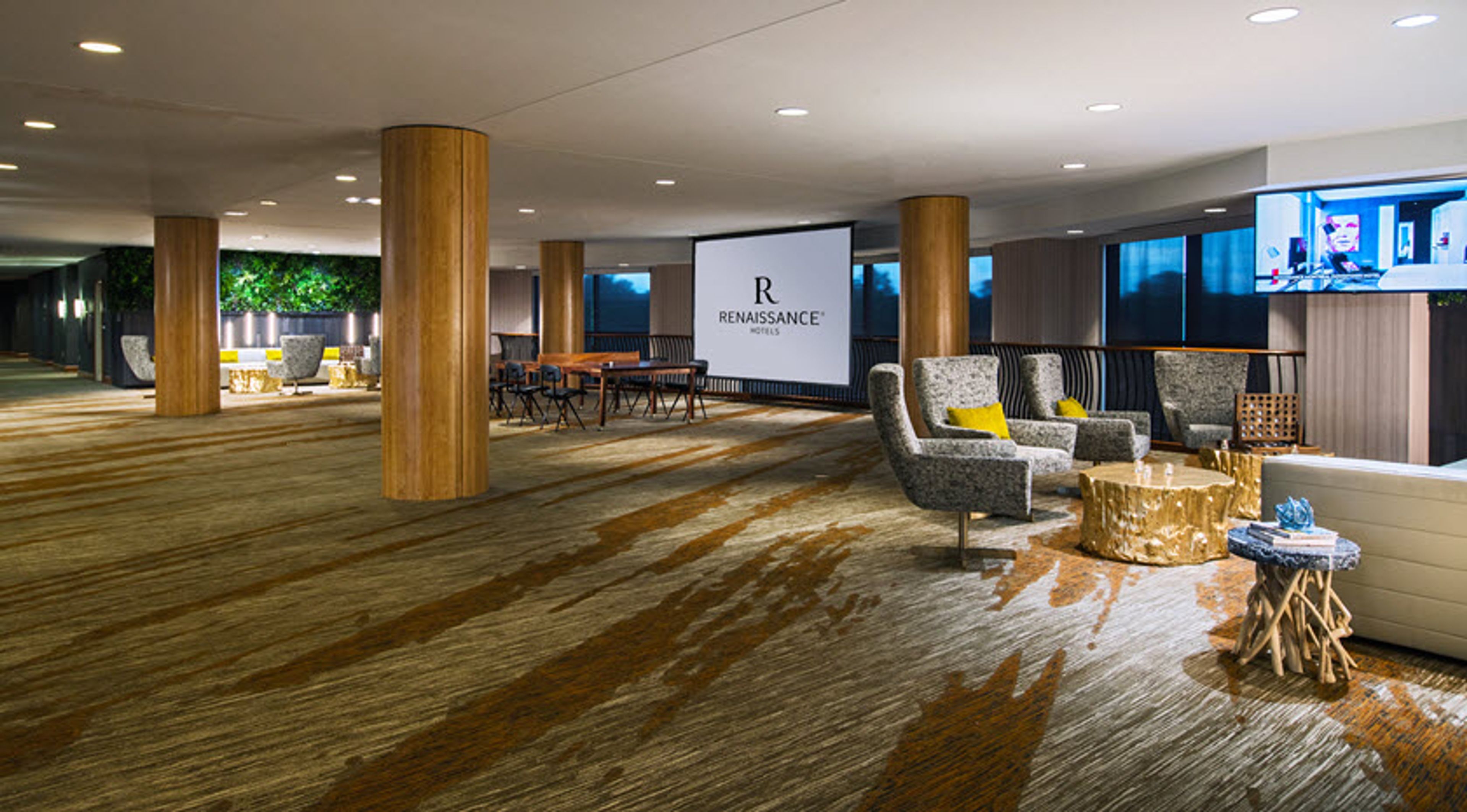 Inner Terrace, an event space at Renaissance Raleigh North Hills Hotel