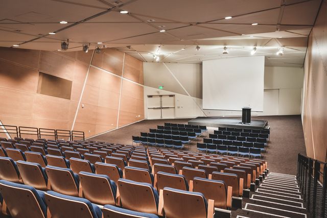 Featured photo from Richard & Rhoda Goldman Hall