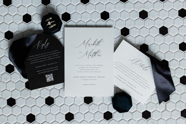 Featured photo from All Black Attire and a Black Tie Dress Code Made For a High-Glam Spring Wedding