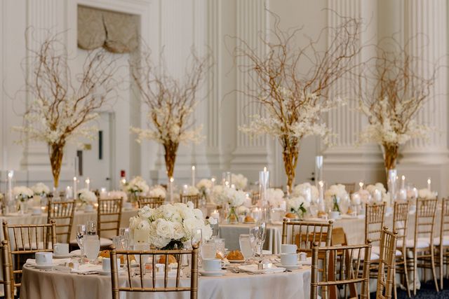 Featured photo from An Elegant Wedding Featuring Dramatic Branch Arrangements at The Sentinel