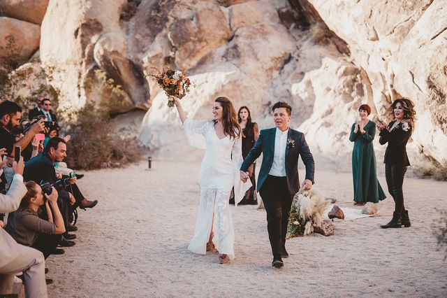 Featured photo from BOHEMIAN, ROCK'N ROLL, GAY, JOSHUA TREE , 29 PALMS INN DESERT WEDDING!