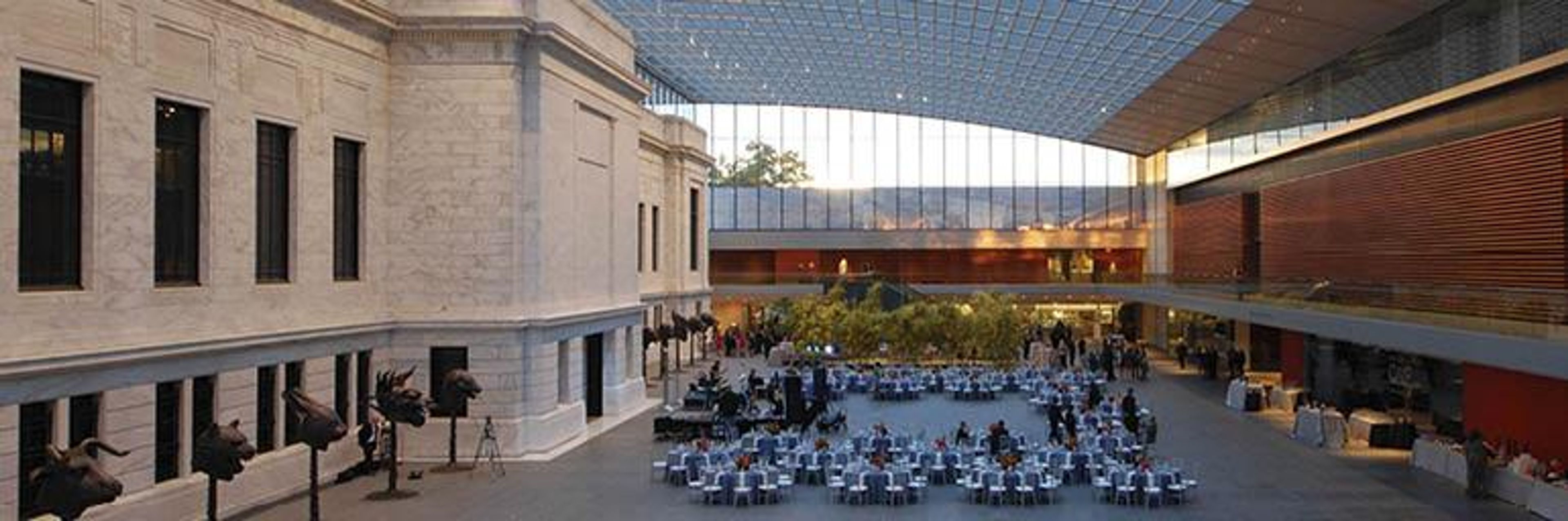 The Ames Family Atrium, an event space at The Cleveland Museum of Art