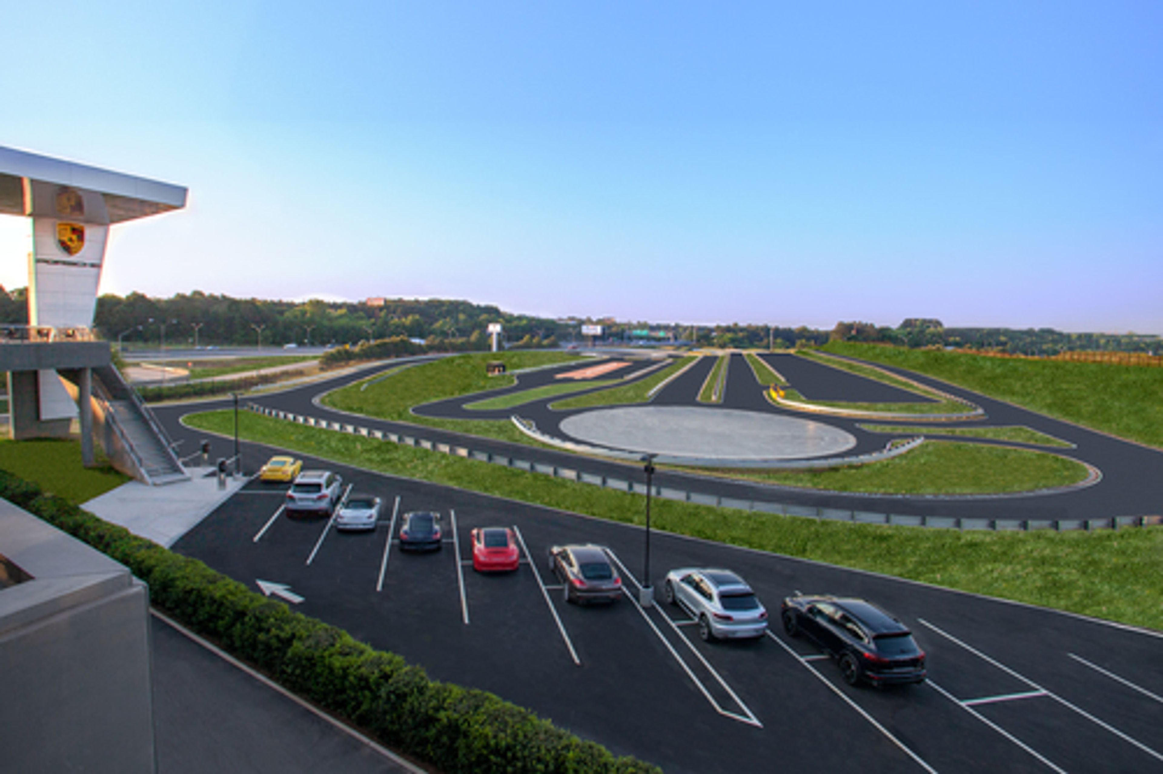 Private Event Space, an event space at Restaurant 356 at Porsche Experience Center Atlanta