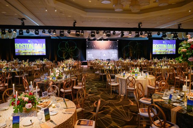 Featured photo from A Stylish Boston Gala Featuring Dramatic Lighting and Luxe Florals