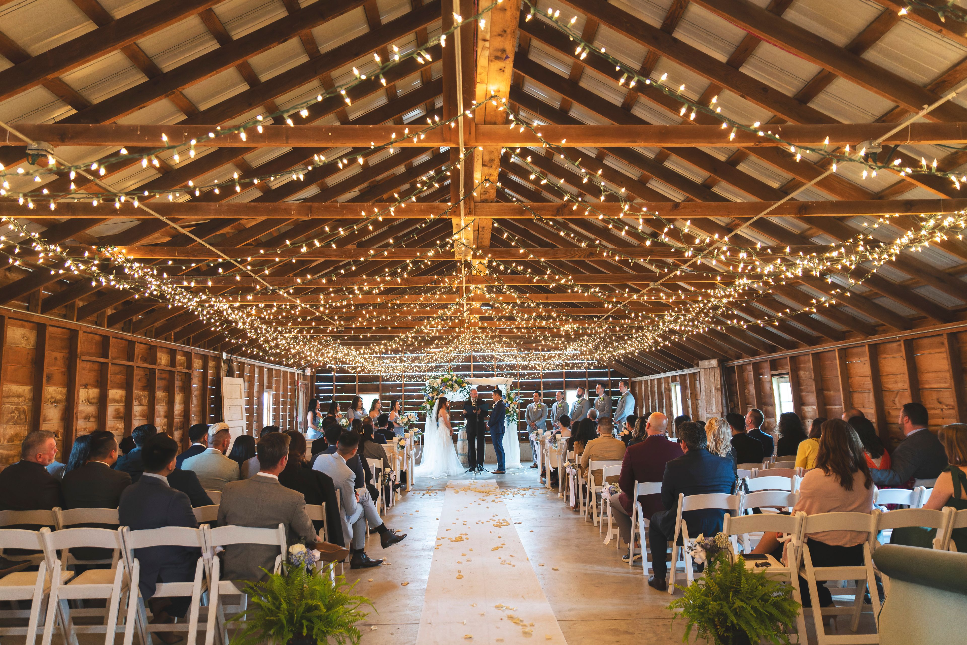 Ceremony Pergola/Maple Tree/Rustic Barn, an event space at Heritage Prairie Farm