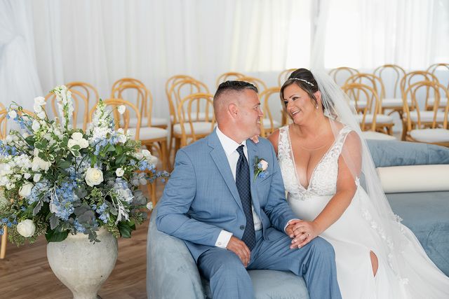 Featured photo from Dana & Dan's Wedding of Soft Blues and Garden Style