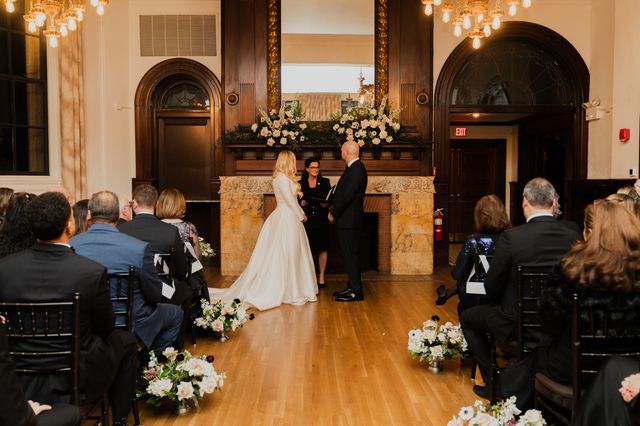 Featured photo from See This Timeless Wedding in Boston Featuring a Checkerboard Dance Floor and Candlelit Tables