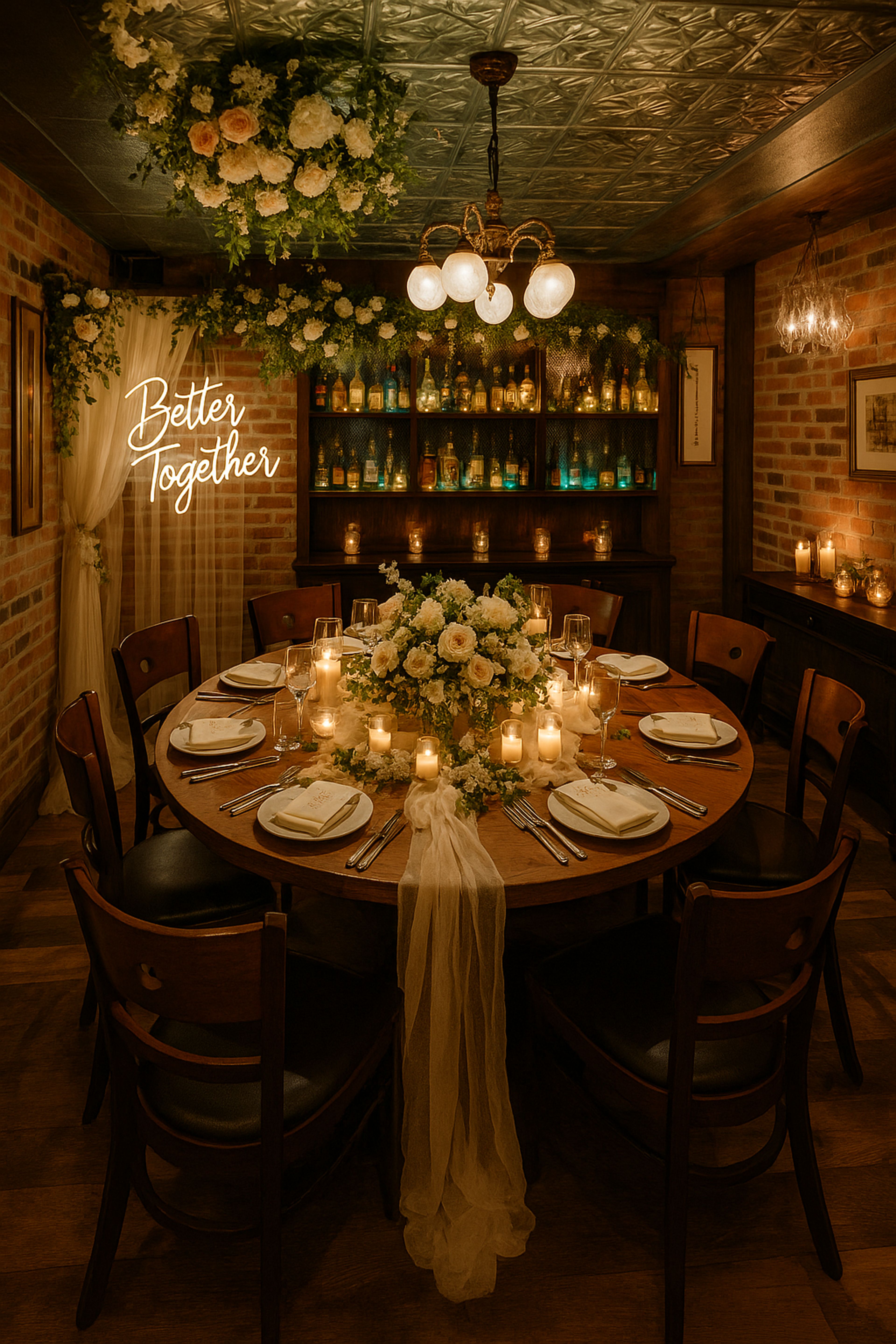 P.D.R. (Private Dining Room) aka Arnold's Whiskey Room, an event space at The Ribbon