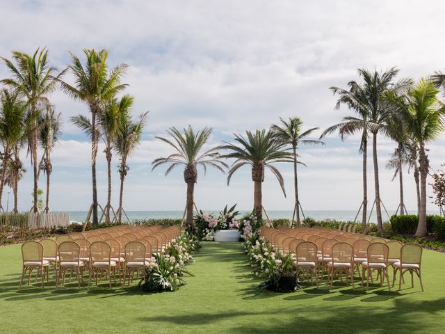 Featured photo from See This Romantic Longboat Key Wedding with Sunset Lighting and Dramatic Drapery