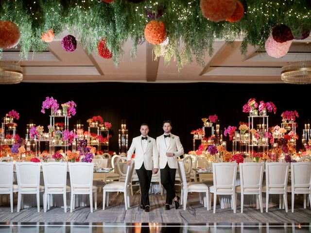 Featured photo from Take In This Sophisticated Wedding Set Against a Rose-Toned Floral Canopy at The Ritz-Carlton Marina