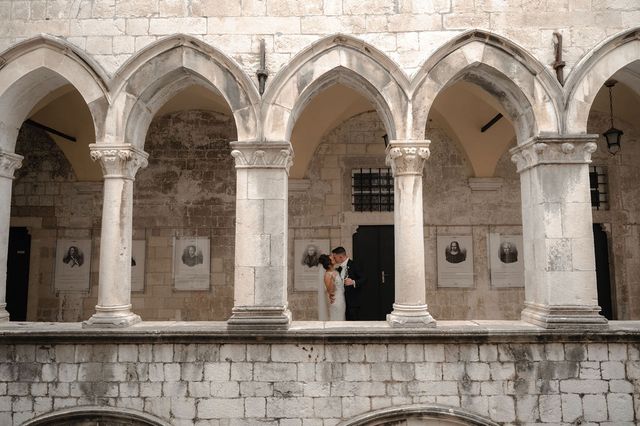 Featured photo from See This Dreamy Sponza Palace Wedding with Seaside Romance and Twilight Dining