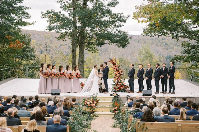 Featured photo from Celebrate This Warm-Toned Wedding at Jacob’s Pillow in Becket with Outdoor Vows and a Barn Reception