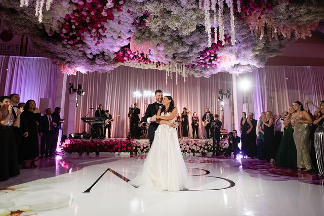 Featured photo from Brittany and Matt’s Wedding at Miami Heat Arena