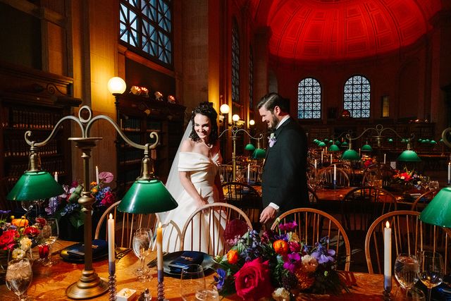 Featured photo from Inside This Vibrant Wedding with Dazzling Lights and a Storied Setting at Boston Public Library
